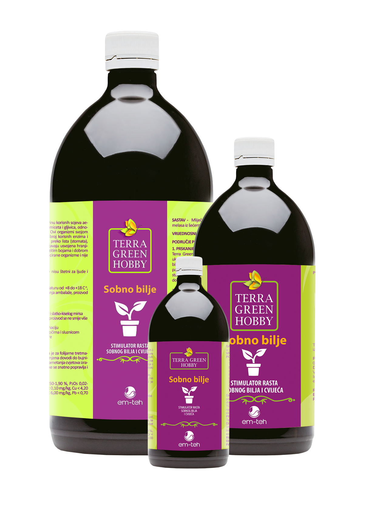 Terra Green Hobby - Sobno bilje i cvijeće 1,0 l boca - Slika 2