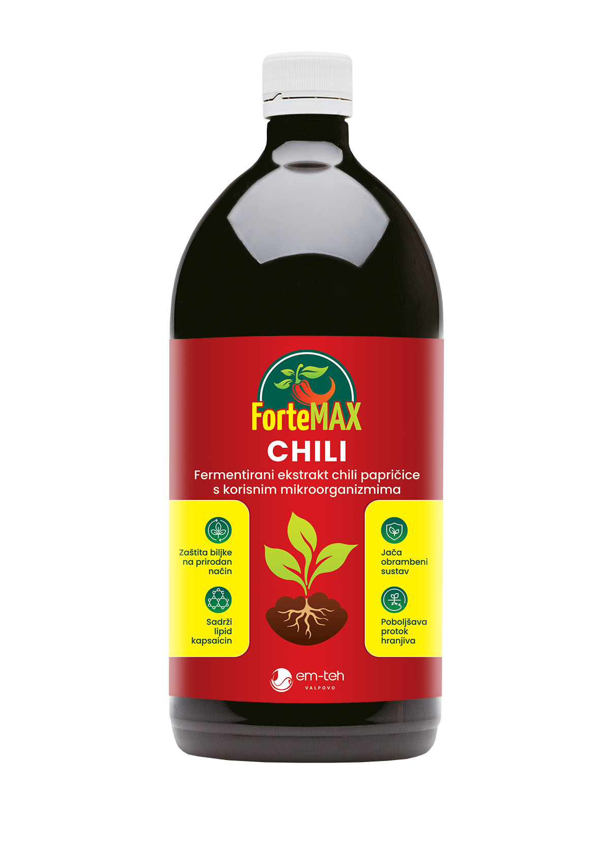 Forte MAX CHILI (ekstrakt od čili papričice) 1000ml - Slika 2