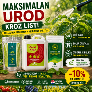 Maksimalan urod kroz list – folijarni set